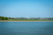 Вид на реку Кубань со стороны Юбилейного микрорайона