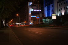 Улица Красная в ночное время