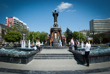 Памятник святой Екатерине на улице Красная