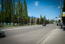 Автомобильная дорога на улице Старокубанская