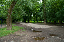 Парковая зона в районе стадиона "Кубань"