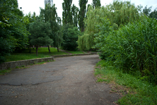 Парковая зона в районе Карасунского озера
