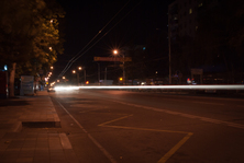 Улица Селезнева в ночное время