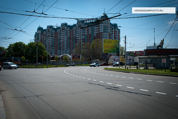 Транспортное кольцо на пересечении улиц Старокубанская и Ставропольская