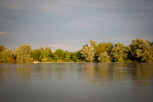 Река Кубань в Юбилейном микрорайоне