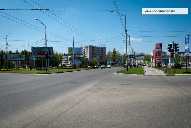 Перекресток улиц Сормовская и Старокубанская