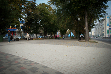 Пешеходная зона улицы Красная