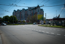 Транспортное кольцо на пересечении улиц Старокубанская и Ставропольская