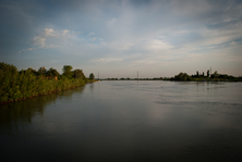 Река Кубань в Юбилейном микрорайоне